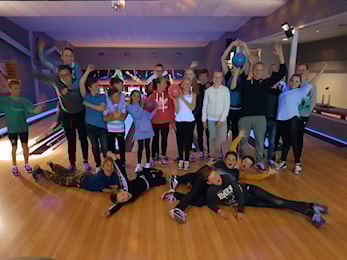 Symjegruppa på bowling